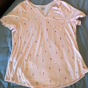 18W Short Sleeve Ice Cream Cone Tshirt
